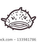 一張變形的軟體動物插圖 133981786