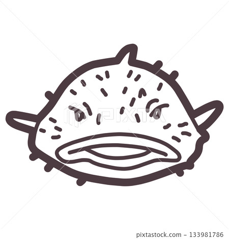 一張變形的軟體動物插圖 133981786
