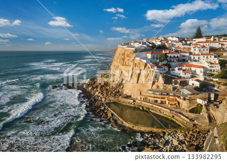 Scenic view of the seaside village of Azenhas do Mar, Portugal Scenic view of the seaside village of Azenhas do Mar, Portugal 133982295
