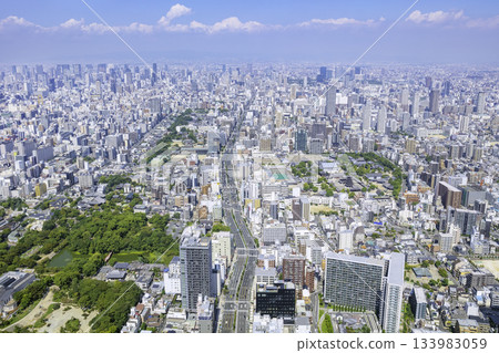 從阿倍野 Harukas 展望台看到的大阪城市景觀 133983059