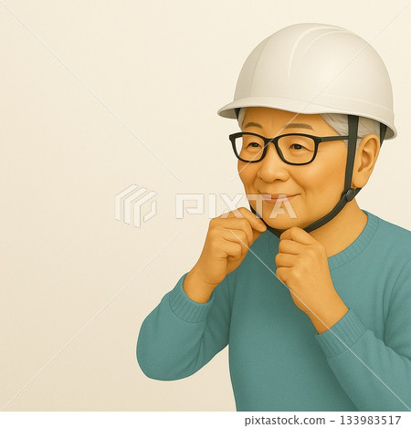 老年人配戴安全帽的安全須知 133983517