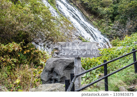 北海道知床阿新科辛瀑布:憂鬱的秋景 北海道知床阿新科辛瀑布:憂鬱的秋景 133983875