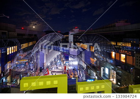 Kyoto Station Grand Staircase Illumination 133984724