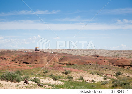 Sajnsand buddhist monastery, Gobi region,Mongolia. Khamariin Khiid Monastery Sajnsand buddhist monastery, Gobi region,Mongolia. Khamariin Khiid Monastery 133984935