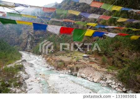 Dudh Koshi river along EBC trek, Nepal Dudh Koshi river along EBC trek, Nepal 133985001