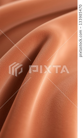 Caramel Color Velvet Fabric Texture 133985470