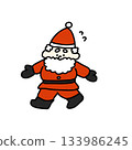 Santa in a hurry 133986245
