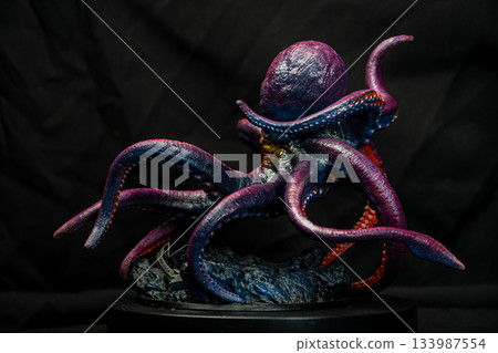 Kraken animal on isolated background Kraken animal on isolated background 133987554