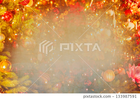 Sparkling Christmas tree texture Sparkling Christmas tree texture 133987591