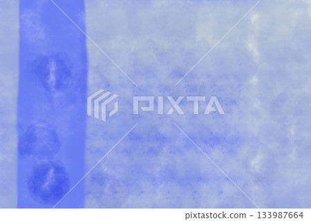 插畫素材：深藍色背景上的褪色黃色（日本現代圖像） 133987664