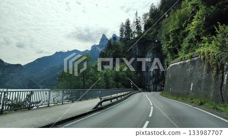 Hallstatt, Austria - July 27 2023: Hallstatt Surrounding 133987707