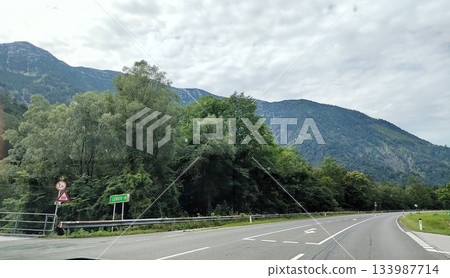 Hallstatt, Austria - July 27 2023: Hallstatt Surrounding 133987714