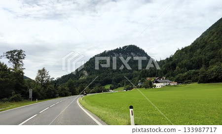 Hallstatt, Austria - July 27 2023: Hallstatt Surrounding 133987717