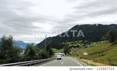 Hallstatt, Austria - July 27 2023: Hallstatt Surrounding 133987724