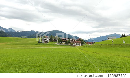 Hallstatt, Austria - July 27 2023: Hallstatt Surrounding 133987731