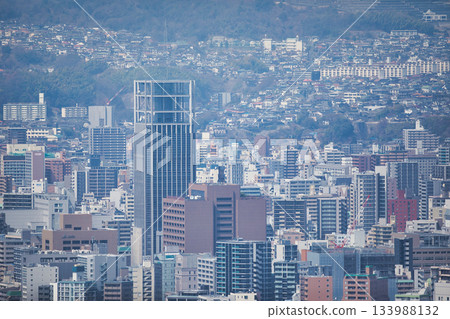Hiroshima cityscape (view from the top of Mount Kogane) Hiroshima cityscape (view from the top of Mount Kogane) 133988132