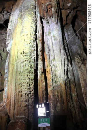 山口縣礦市秋吉洞，特別天然紀念物，金柱 133988468