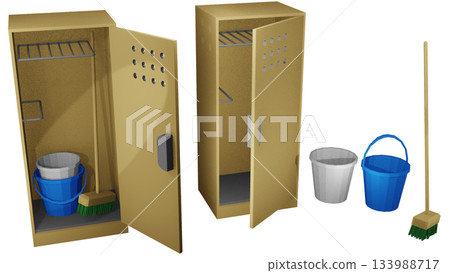 清潔儲物櫃 133988717