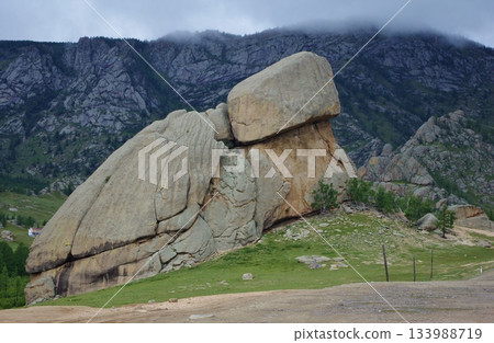 龜石,蒙古特雷勒吉國家公園的地標 龜石,蒙古特雷勒吉國家公園的地標 133988719