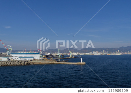 Kobe New Port scenery Kobe New Port scenery 133989309