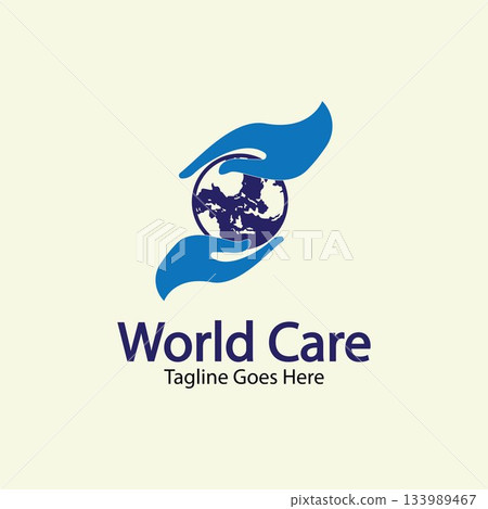 World Care Logo Template Design Vector, Emblem, Design Concept, Creative Symbol, Icon. World Care Logo Template Design Vector, Emblem, Design Concept, Creative Symbol, Icon. 133989467