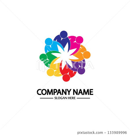 Community, network and social icon Community, network and social icon 133989996