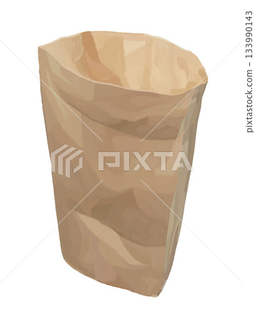 Paper bag (kraft paper) vertical 133990143