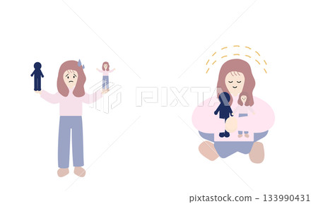 Women who compare themselves to others and women who accept others without regard for superiority or inferiority 133990431