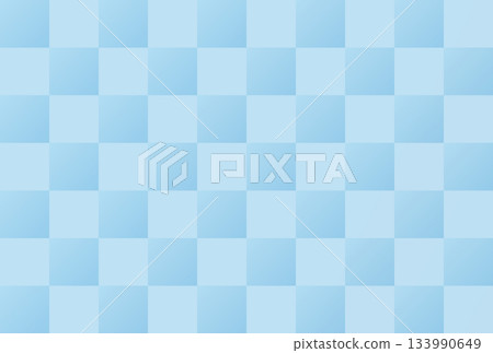 淺藍色棋盤格圖案背景素材，明信片尺寸向量圖 133990649