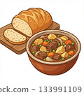 燉和麵包 133991109