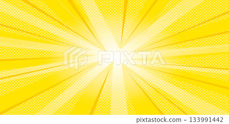 Pop concentrated line background illustration 133991442