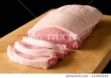 切塊豬裡肌 133991649