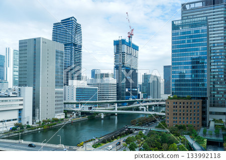 View of the redevelopment area of Nakanoshima, Osaka (Autumn 2025) 133992118