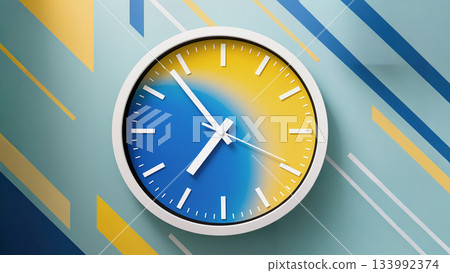 Horizontal wallpaper - Stylish wallpaper and modern clock background material Horizontal wallpaper - Stylish wallpaper and modern clock background material 133992374