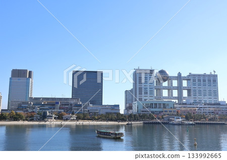 View of the buildings of the waterfront subcenter from Odaiba Seaside Park and Daiba Park (Minato Ward, Tokyo) View of the buildings of the waterfront subcenter from Odaiba Seaside Park and Daiba Park (Minato Ward, Tokyo) 133992665