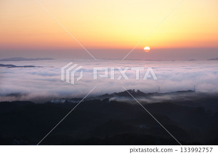 晨曦、日出和雲海 487 晨曦、日出和雲海 487 133992757