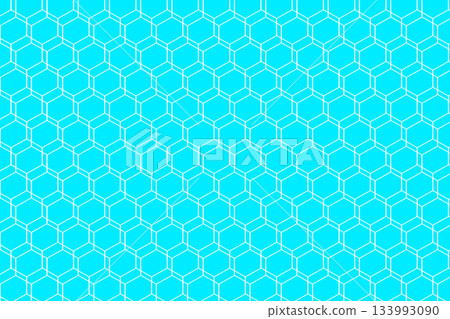 Double honeycomb pattern (transparent) blue Double honeycomb pattern (transparent) blue 133993090