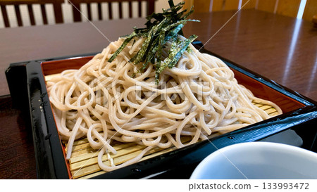 Zaru soba noodles from Soba Masa, Omura City, Nagasaki Prefecture Zaru soba noodles from Soba Masa, Omura City, Nagasaki Prefecture 133993472