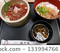 Hand-kneaded sushi (tuna) and Ise udon set from Iwatoya in Okage Yokocho 133994766