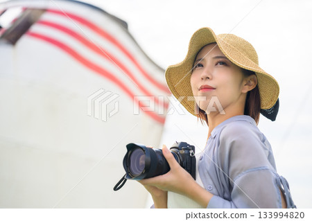 女子渡輪觀光 133994820