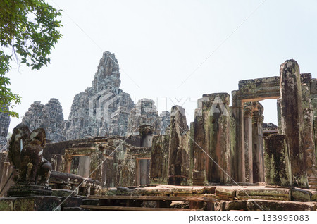 Scenery of the ruins of a historical site in Cambodia Scenery of the ruins of a historical site in Cambodia 133995083