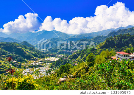 Spectacular views of the Cordillera Rice Terraces, a World Heritage Site 133995975