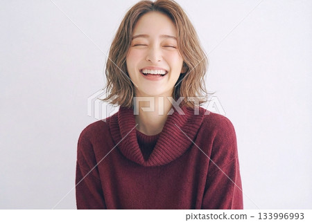 髮型時尚的女士，美髮沙龍 133996993