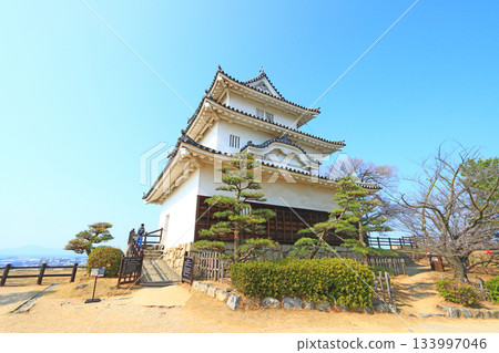 Scenery of Marugame Castle, Marugame City, Kagawa Prefecture 133997046