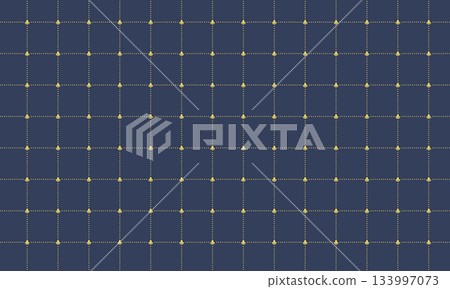 An elegant grid pattern of dotted squares extending from the Fleur-de-lis mark 133997073