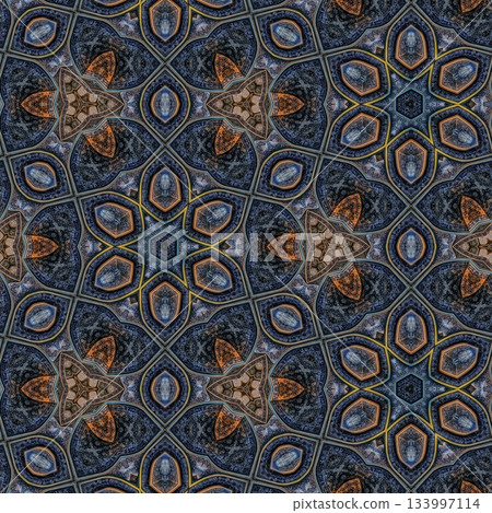 Turkish Islamic ornamental boho Pattern. Luxury Persian Mandala Tile Art & Ornate Middle Eastern mystic Ornament Design Turkish Islamic ornamental boho Pattern. Luxury Persian Mandala Tile Art & Ornate Middle Eastern mystic Ornament Design 133997114