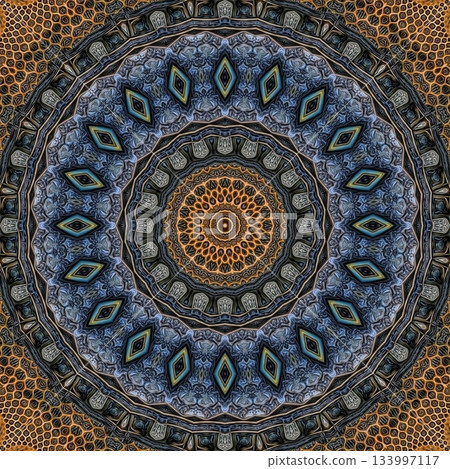 Turkish Islamic ornamental boho Pattern. Luxury Persian Mandala Tile Art & Ornate Middle Eastern mystic Ornament Design Turkish Islamic ornamental boho Pattern. Luxury Persian Mandala Tile Art & Ornate Middle Eastern mystic Ornament Design 133997117