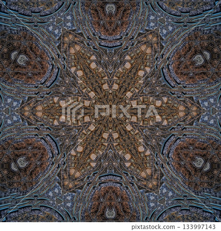 Turkish Islamic ornamental boho Pattern. Luxury Persian Mandala Tile Art & Ornate Middle Eastern mystic Ornament Design Turkish Islamic ornamental boho Pattern. Luxury Persian Mandala Tile Art & Ornate Middle Eastern mystic Ornament Design 133997143