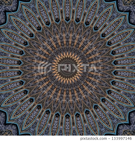 Turkish Islamic ornamental boho Pattern. Luxury Persian Mandala Tile Art & Ornate Middle Eastern mystic Ornament Design Turkish Islamic ornamental boho Pattern. Luxury Persian Mandala Tile Art & Ornate Middle Eastern mystic Ornament Design 133997146