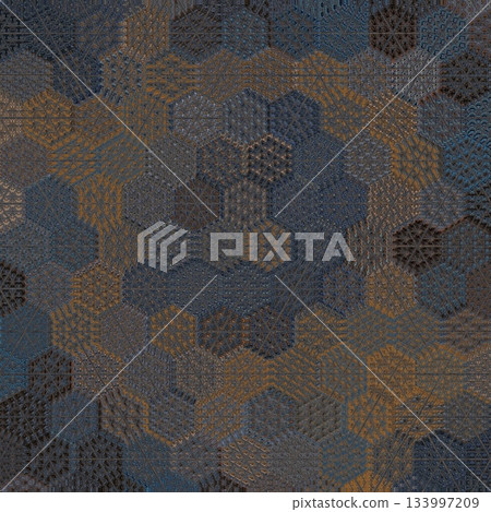 Turkish Islamic ornamental boho Pattern. Luxury Persian Mandala Tile Art & Ornate Middle Eastern mystic Ornament Design 133997209